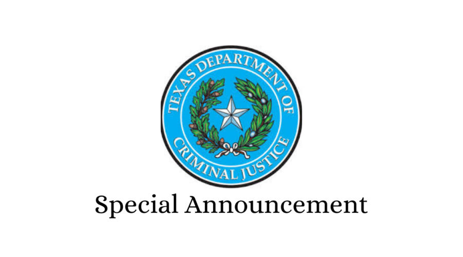 TDCJ Special Update